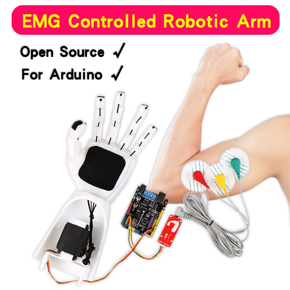 EMG Sensor Robotic Arm Electri - Science Robotics 评论和价格