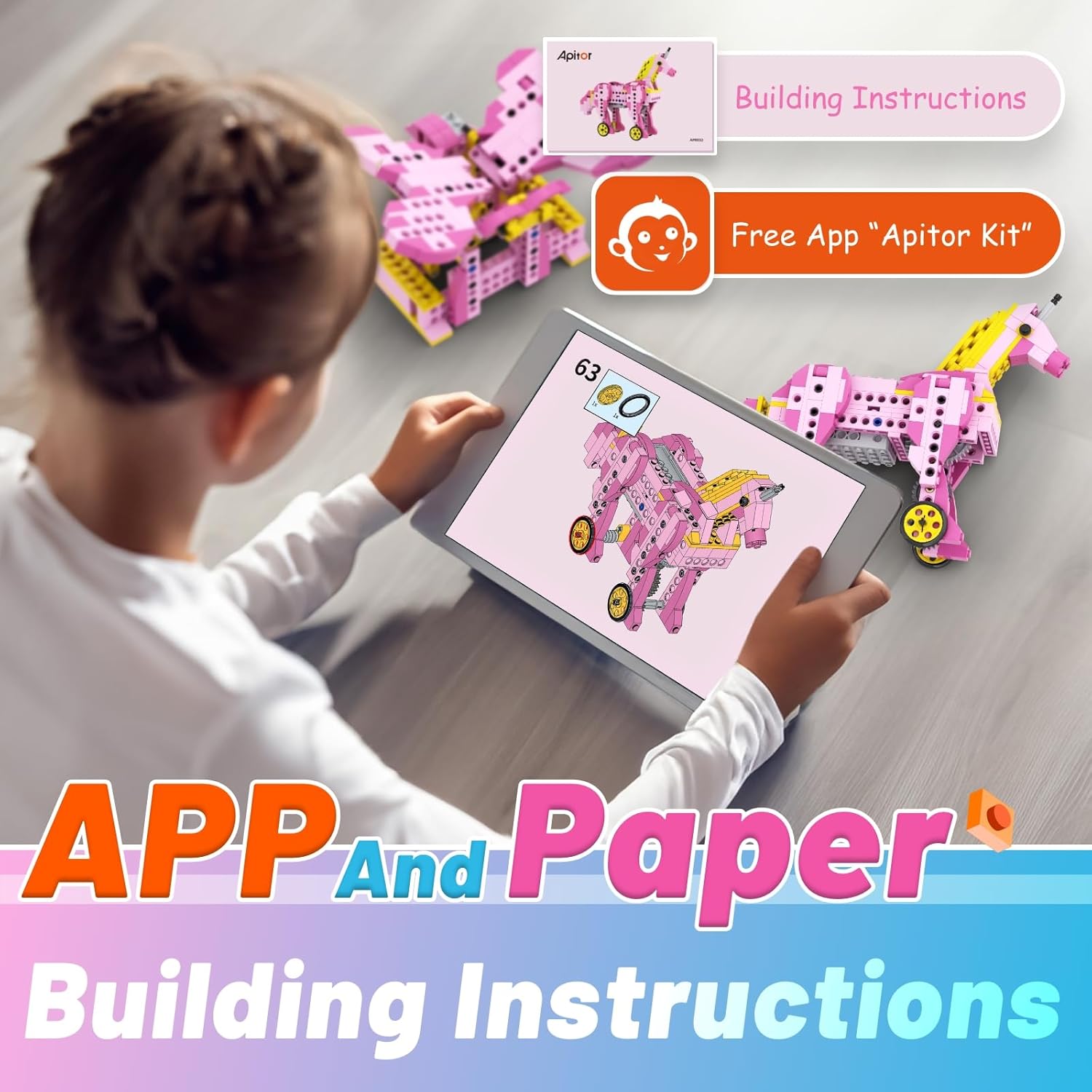 Apitor STEM Toys for Girls Gif - Science Robotics 评论和价格