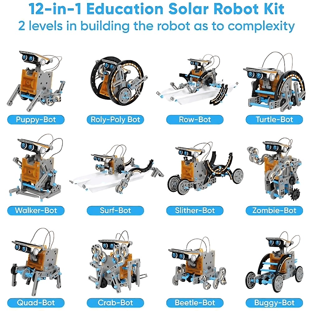 Solar Robot Building Blocks 12 - Science Robotics 评论和价格