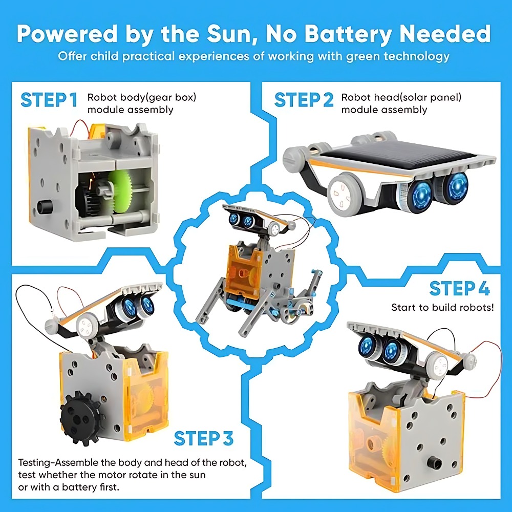 Solar Robot Building Blocks 12 - Science Robotics 评论和价格