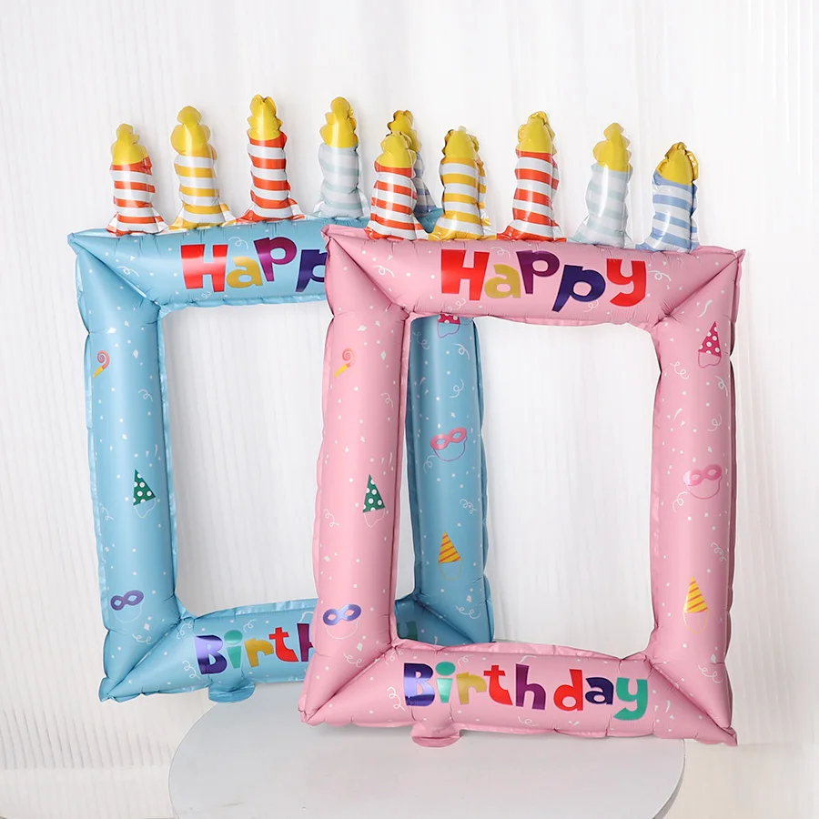 1/2pcs Blue Pink Birthday Phot - Science Of Happiness 评论和价格