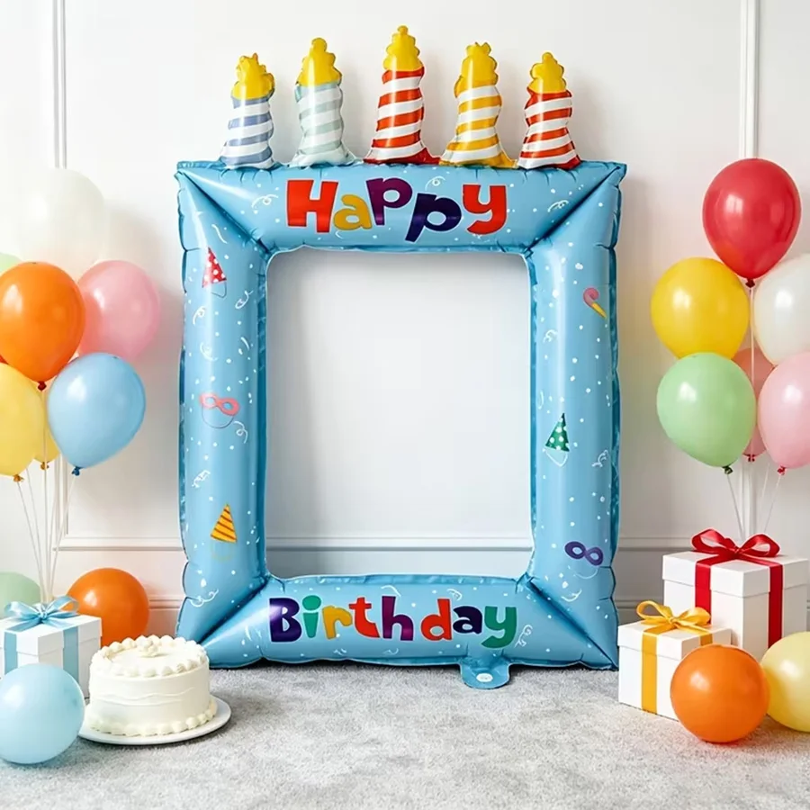 1/2pcs Blue Pink Birthday Phot - Science Of Happiness 评论和价格