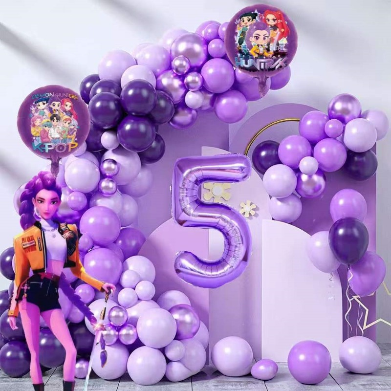 K-Pop Birthday Party Decoratio - Science Of Happiness 评论和价格
