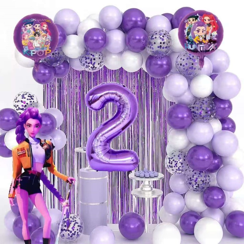 K-Pop Birthday Party Decoratio - Science Of Happiness 评论和价格