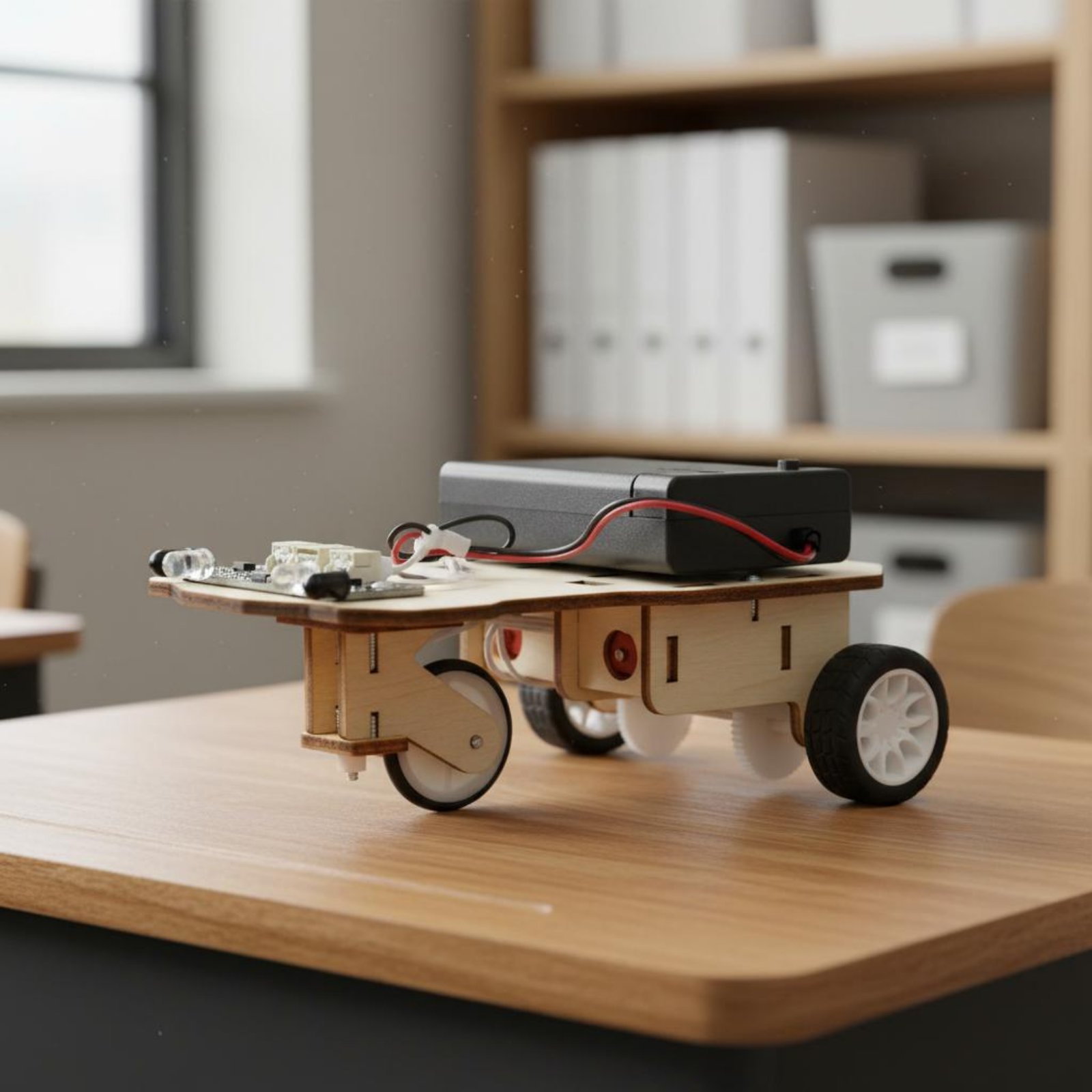 Wooden Intelligent Vehicle Kit - Science Robotics 评论和价格